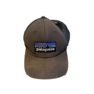 PATAGONIA P-6 Logo LoPro Trucker Hat Forge Grey Snapback